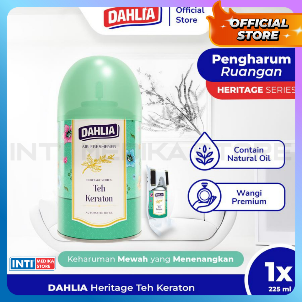DAHLIA - REFILL Air Freshener MATIC SPRAY 225ml | Refil Pengharum Pewangi Ruangan Otomatis