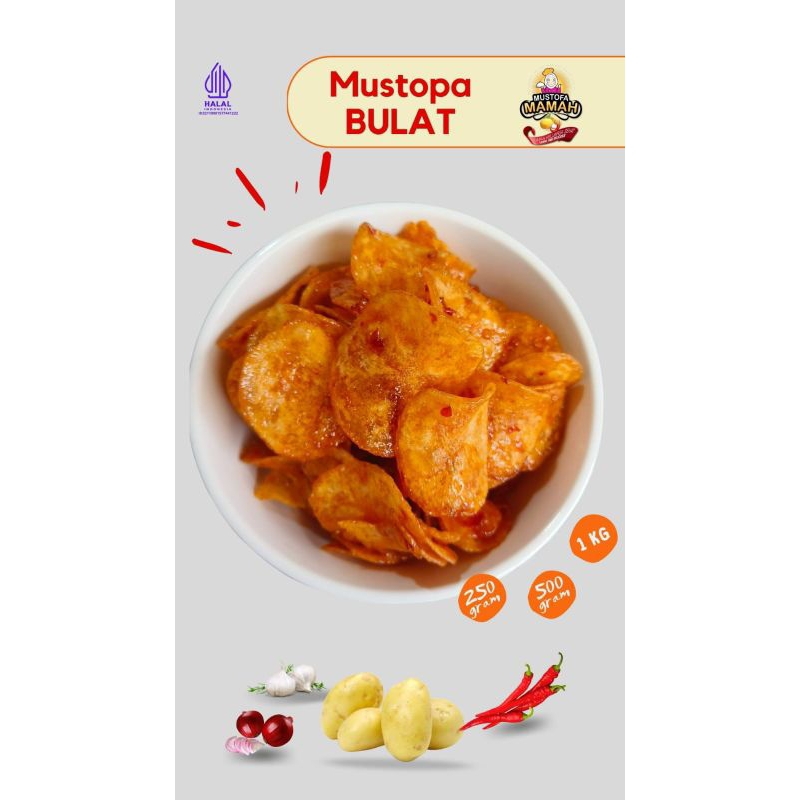 

kentang mustopa bulat balado pedas manis