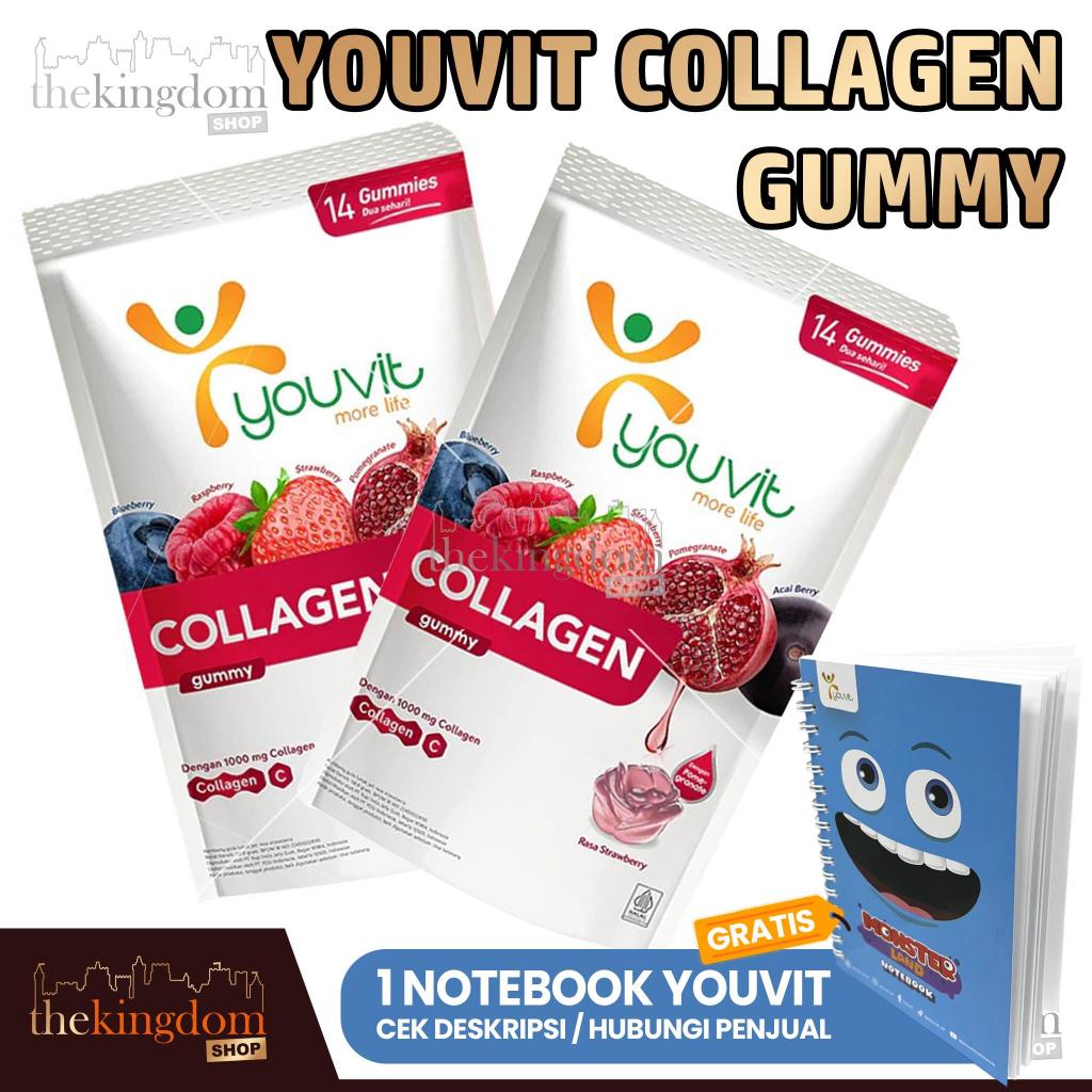

Youvit Collagen Gummy Suplemen Vitamin Anti Aging Kolagen Beauty Supplement Multivitamin