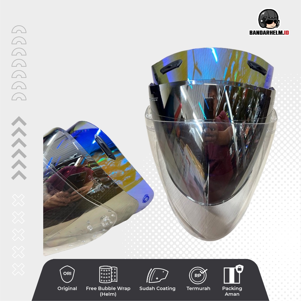 Visor Flat Helm KYT Kyoto (OSBE)