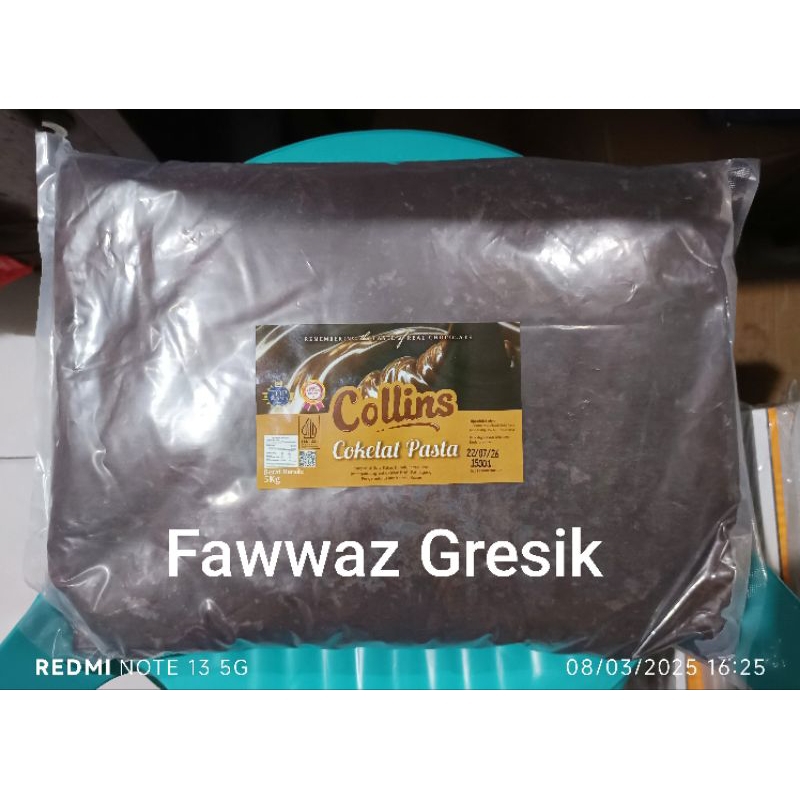 Cahayadstore Collins Selai Coklat Filling Pasta 5Kg / Coklat Filling Collins 5 Kg Ekonomis