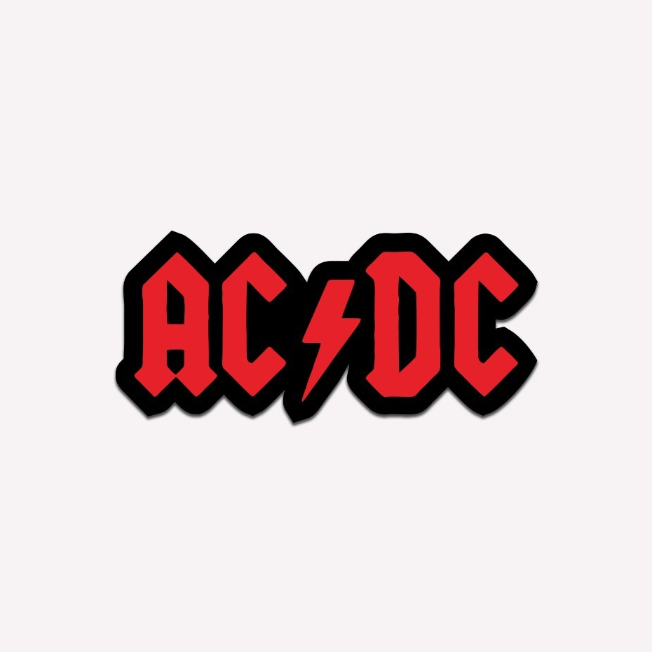 

Stiker Band Rock Metal ACDC Estetik Sticker Tumbler Notebook Gitar Vinyl Glossy