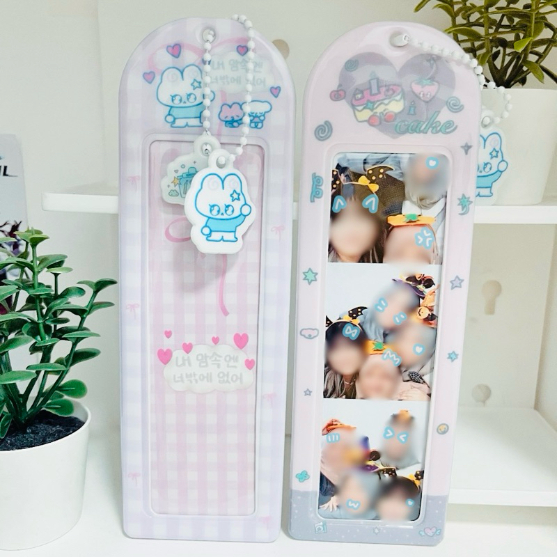 [Ready Stock] Cute Photostrip holder & Keychain