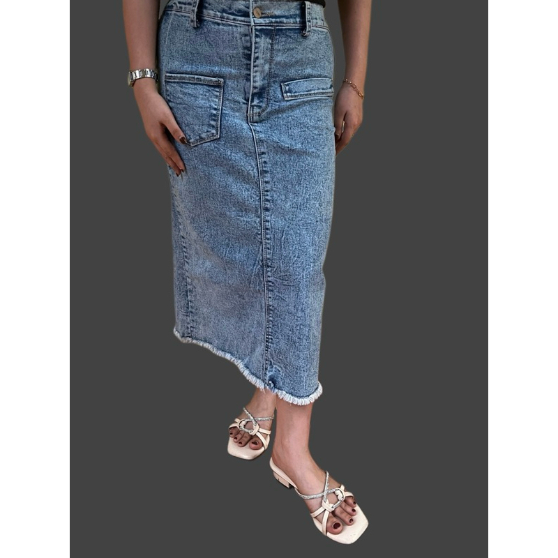 Denim skirt | Rok Span Jeans | Rok Span 7/9 | Rok Span jeans 7/9