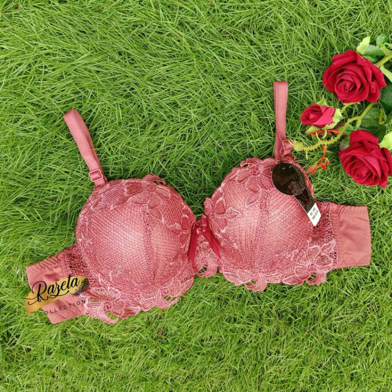 BRA BH FASHION WANITA PAKAI KAWAT BUSA TEBAL/BH CUP B-C  SIZE 38-48