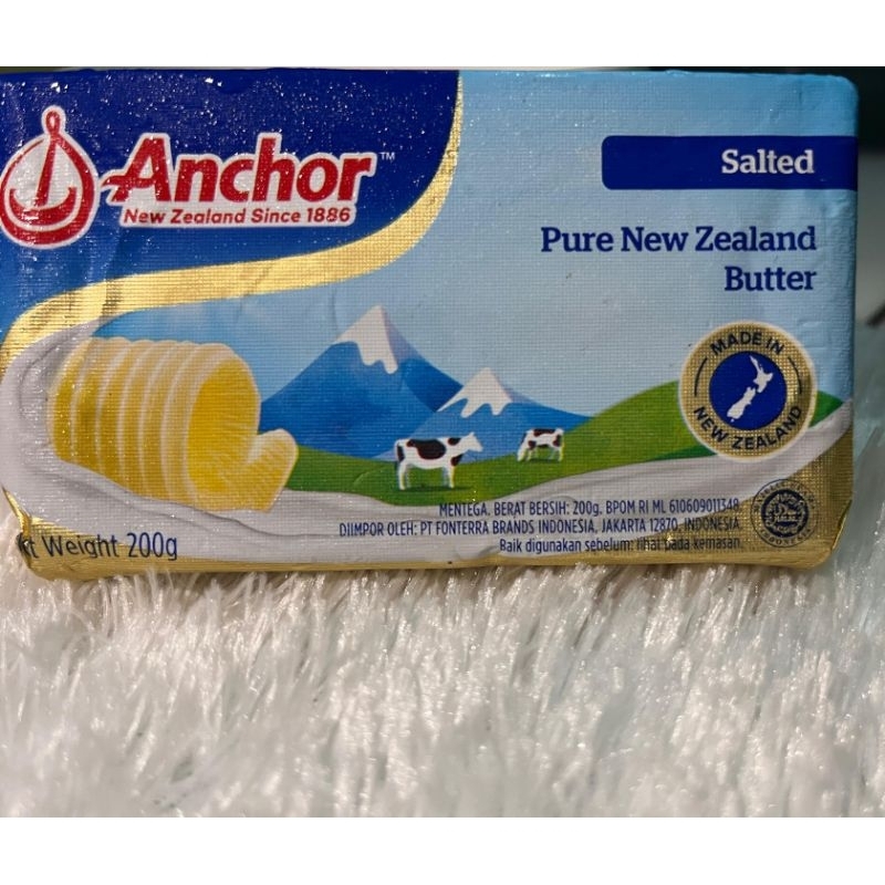 

Anchor Butter Salted 200gr Original New Zealand