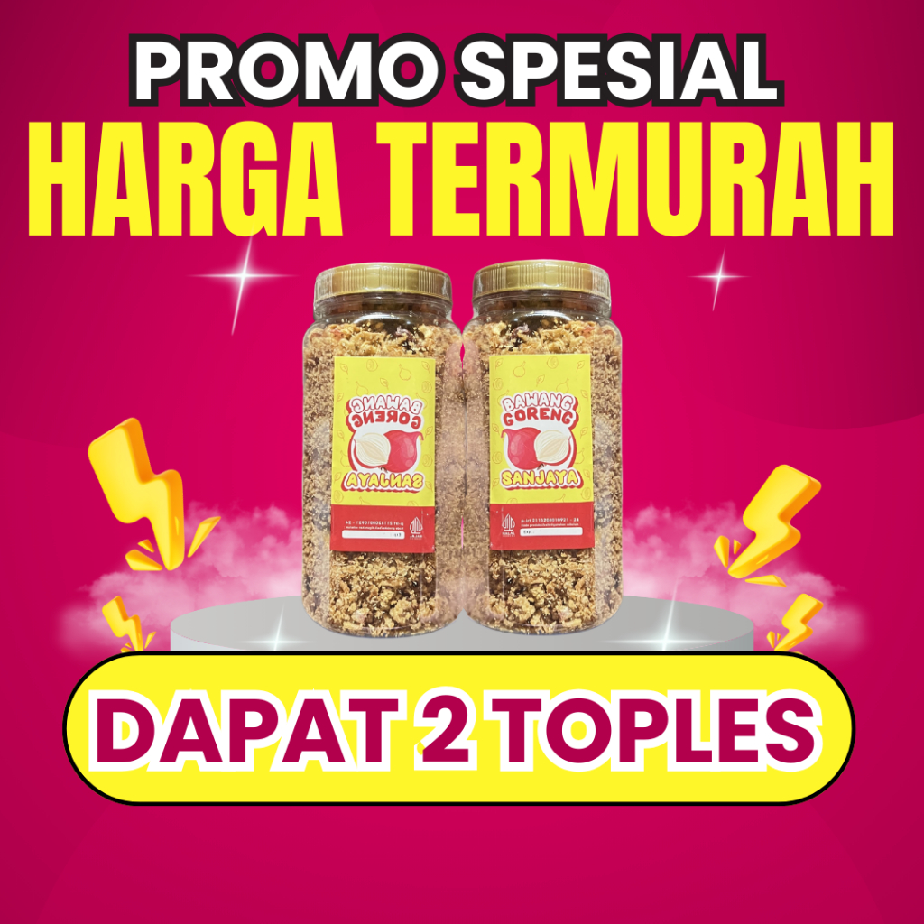 

DAPAT 2 BOTOL BAWANG GORENG MERAH BREBES