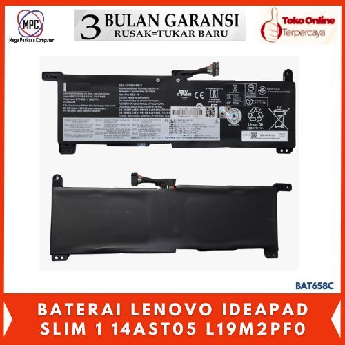 Baterai Lenovo Ideapad Slim 1 14AST05 Ideapad Slim 1 14 L19M2PF0