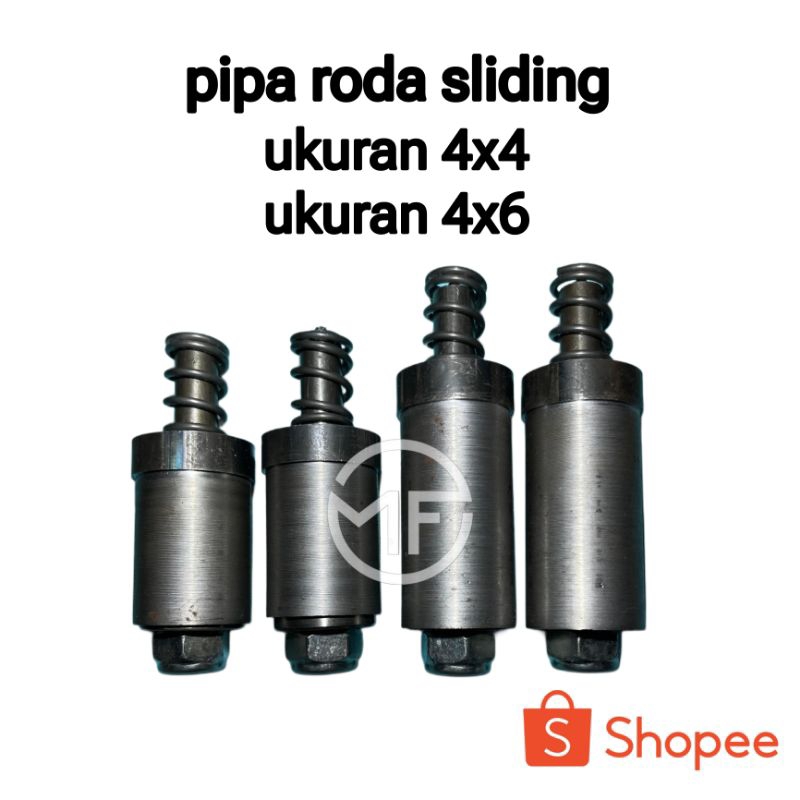 Shock Pipa As Drat Roda Sleding Satu Set Sok Pipa As Drat Roda Pintu Pagar Sliding Ornamen Pagar Unt