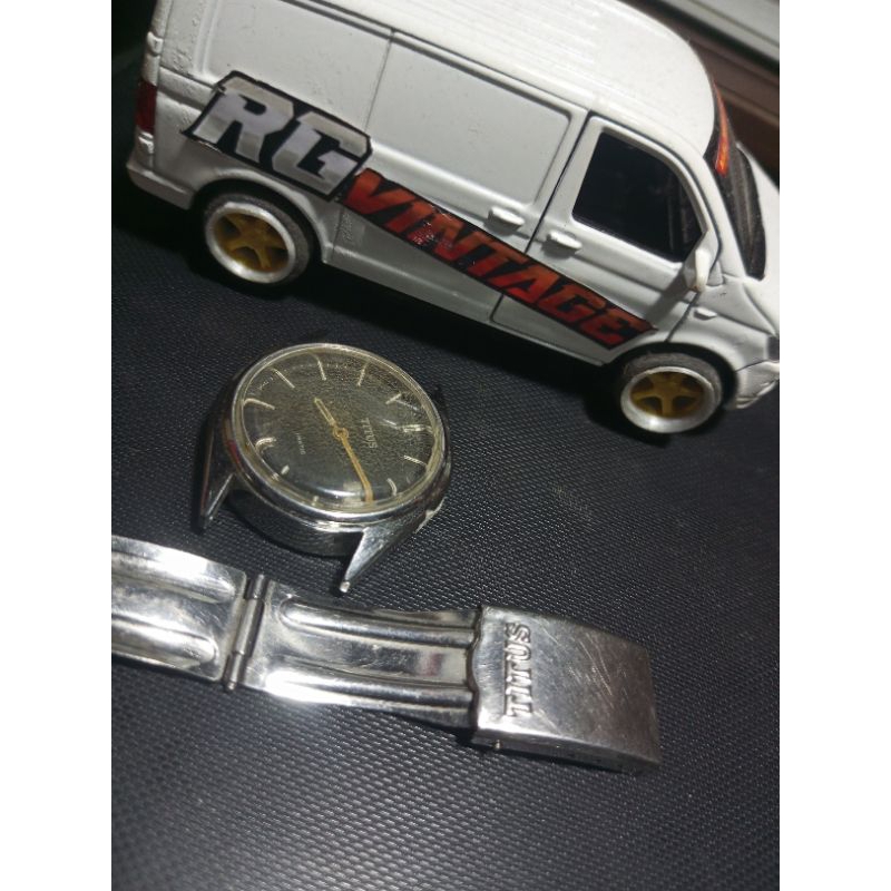 jam bekas kuno titus matic bahan