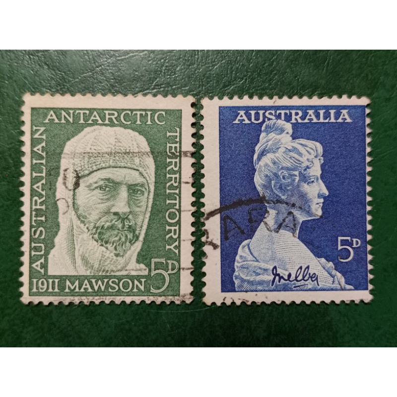 

Prangko Australia Kuno 2 Pcs 5 D Tahun 1961 USED