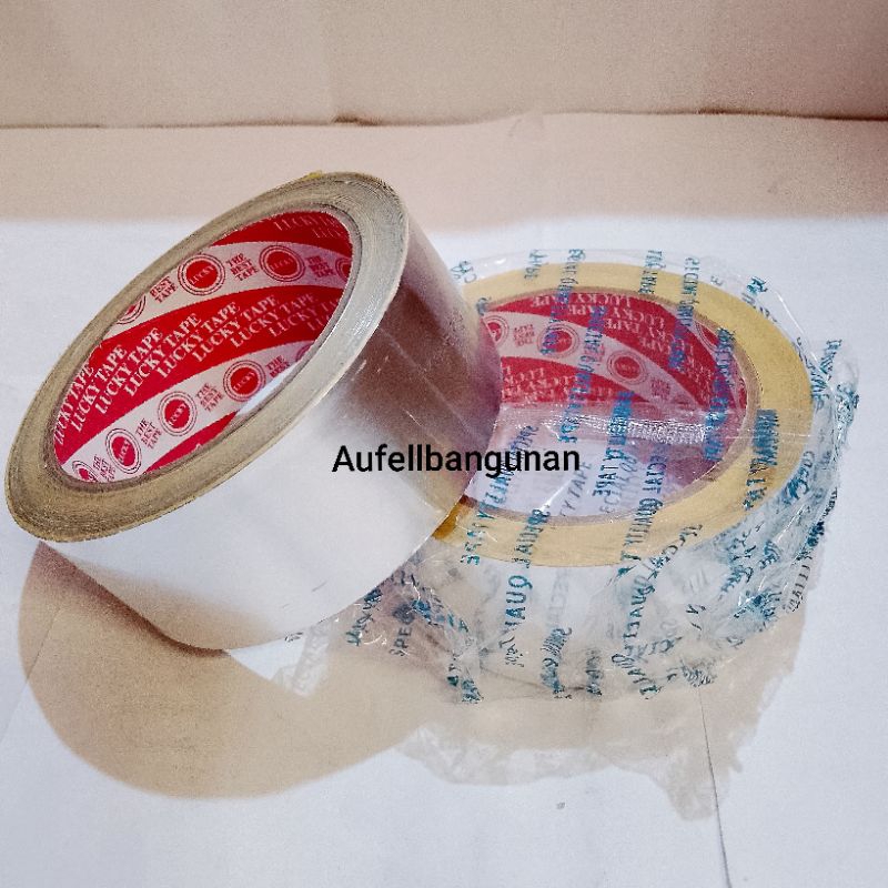 Lakban aluminium foil anti bocor / aluminium tape anti bocor / lakban panci / lakban anti panas