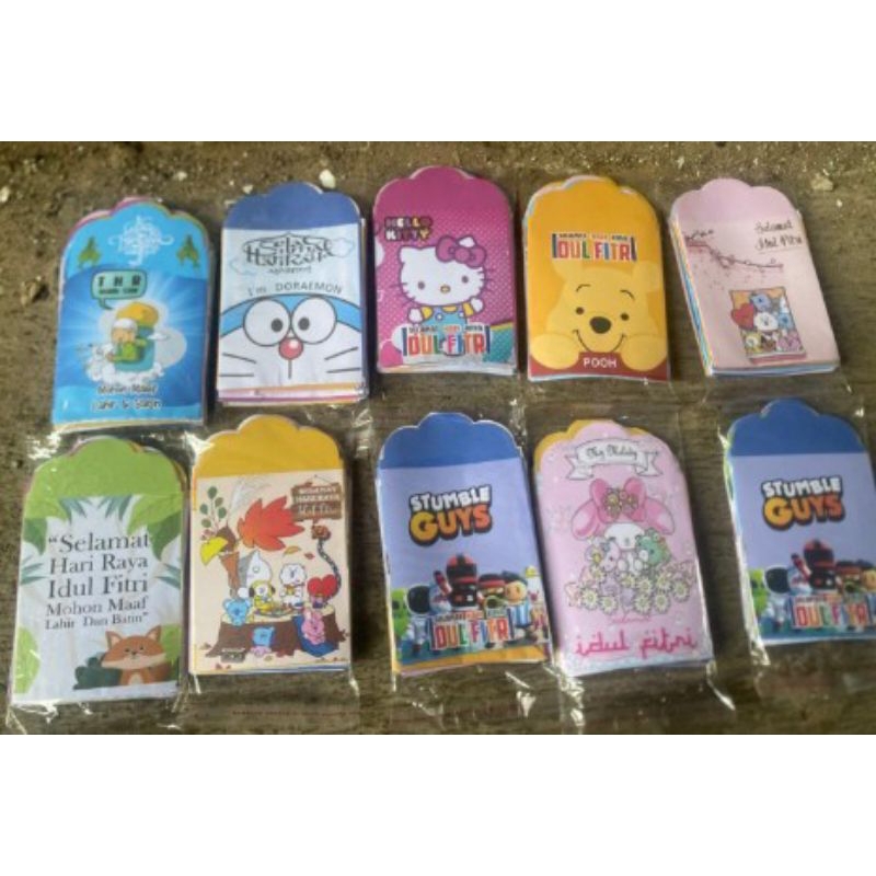 

Amplop Mini Lebaran idul Fitri (setiap pacs terdiri dari 20 amplop)