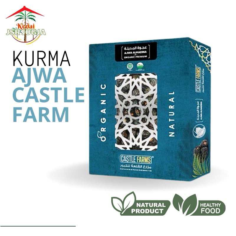 

Kurma Ajwa Castle Farm Organik Premium Box 1 KG All Varian