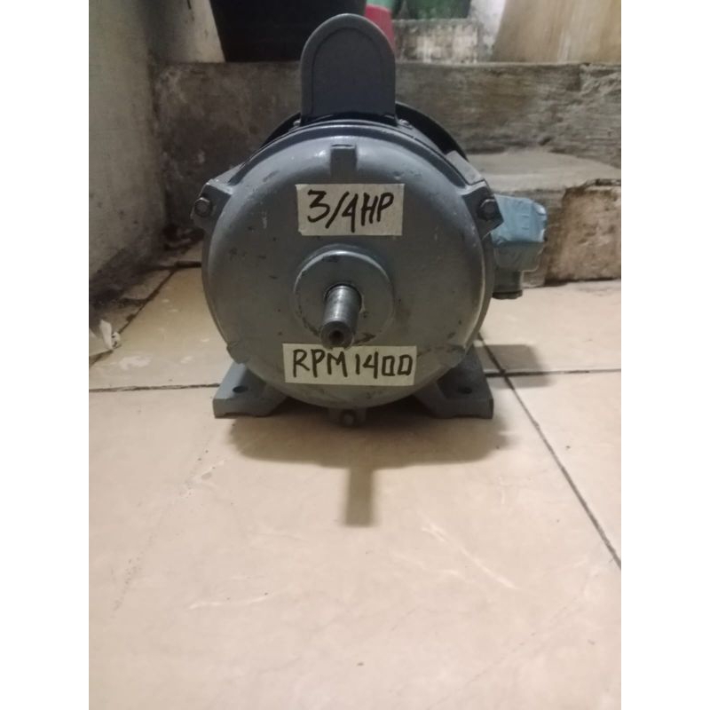 Dinamo penggerak 3/4 HP 1 phase rpm 1400&2800