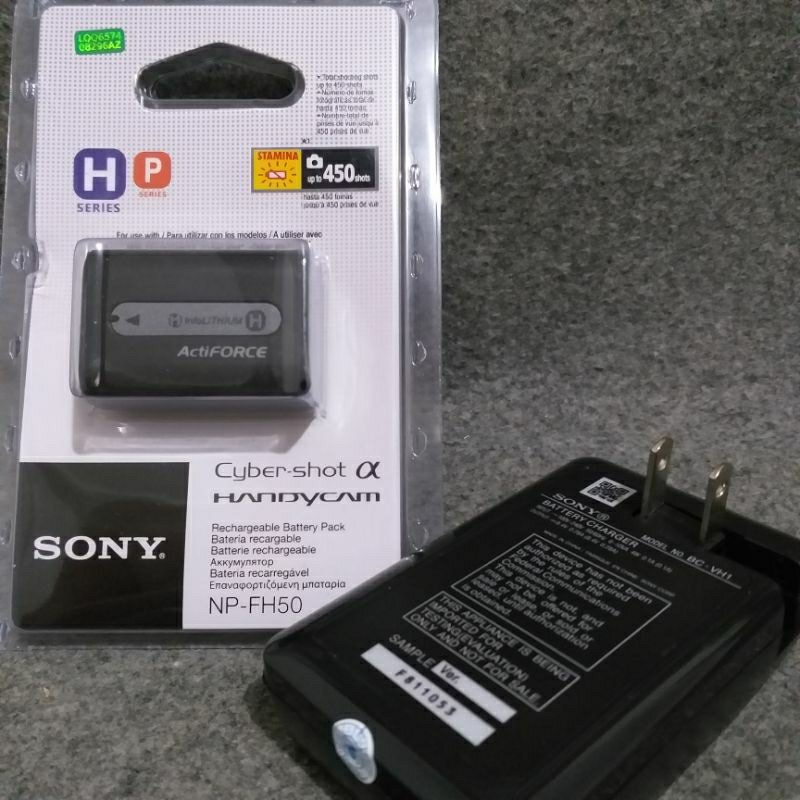 Baterai + Charger Sony Alpha a230, a320, a330, a380, a390