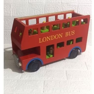 Mainan Kayu London Bus