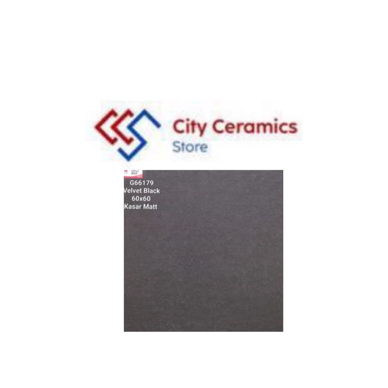 GARUDA VELVET BLACK 60x60