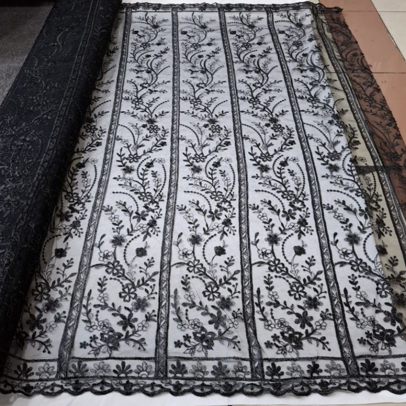 Kain Tulle Ethnick Sapto Motif Terbaru