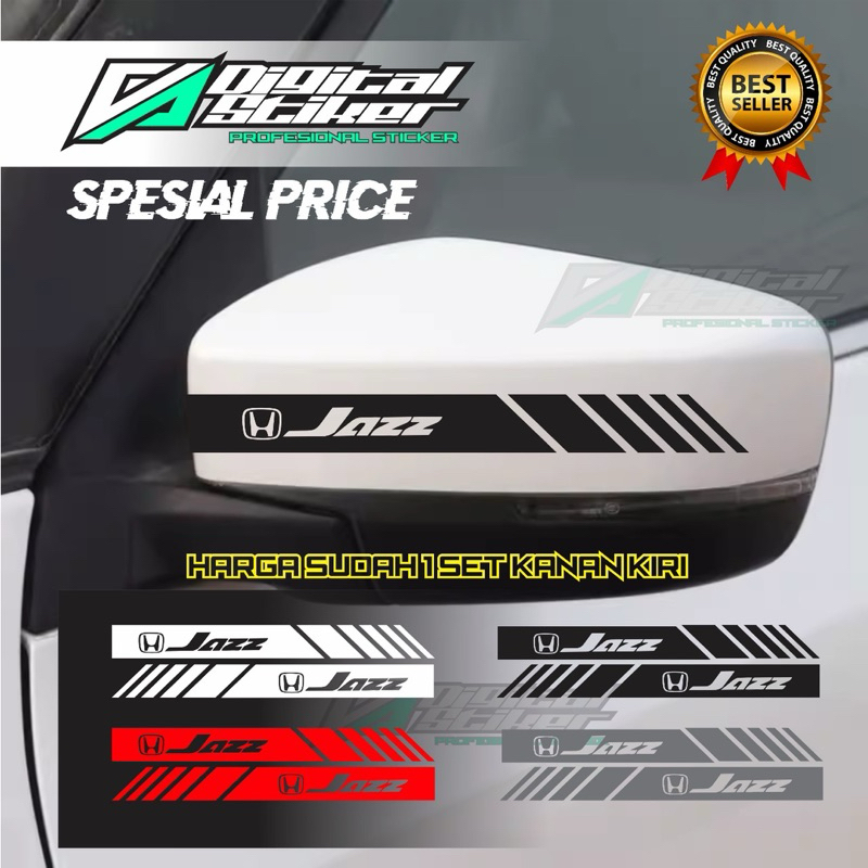 Sticker variasi spion mobil jazz sticker cutting spion mobil honda jazz
