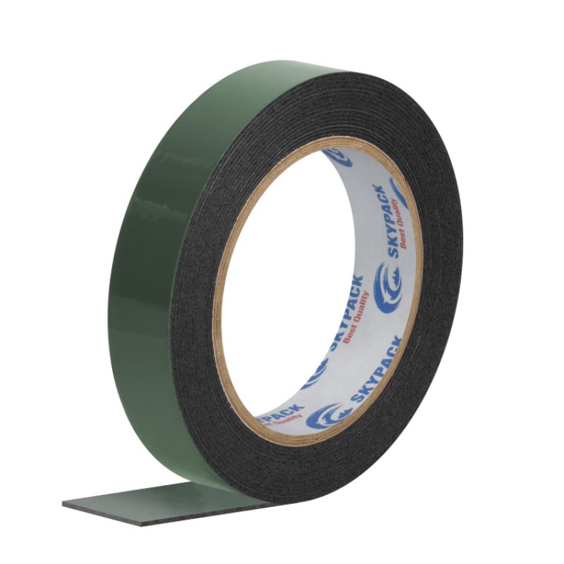 

SKYPACK Double Tape PE Foam Hijau Ukuran 22mm x 5Meter Double Tape Busa 2.2cm x 5m Isolasi 1inch Plakban Spong Solasi Selotip Murah Lakban Spong Double Sisi