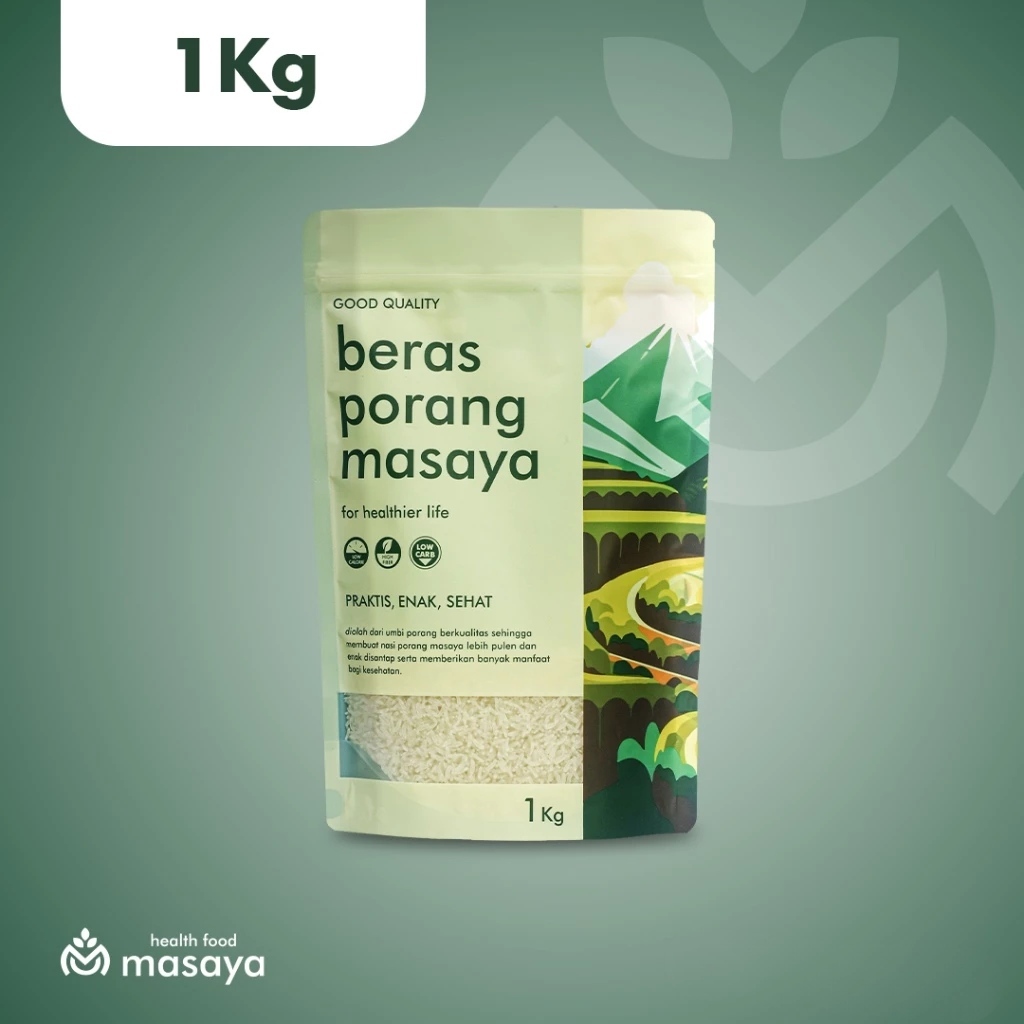 

Masaya Beras Porang 1kg | Instant Konjac Rice - Mudah & Praktis