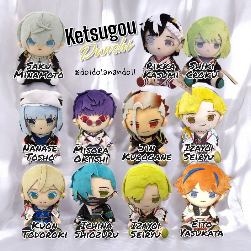 Boneka Anime Game Plush Ketsugou Danshi Taito