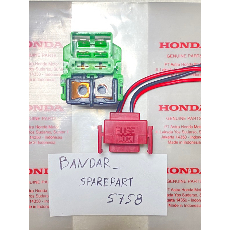 Bendik stater switch stater relay stater + soket CBR 250 CBR150 Thailand ORI AHM