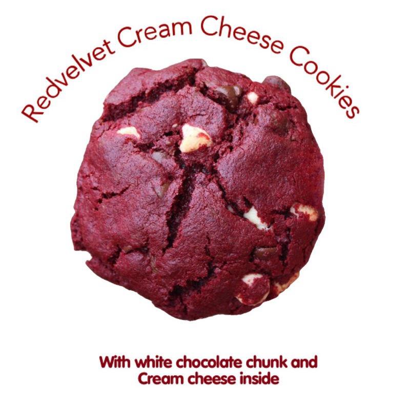 

Red Velvet Cheese Cookies / soft cookies / chewy cookies