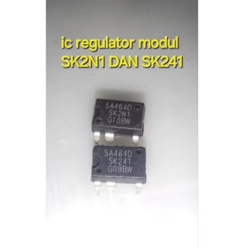 IC PWM IC REGULATOR MODUL POWERSUPPLAY-MODJL KULKAS MODUL AC MODUL POWWR LED TV -DIP 7/7 PIN/SK2N1 S