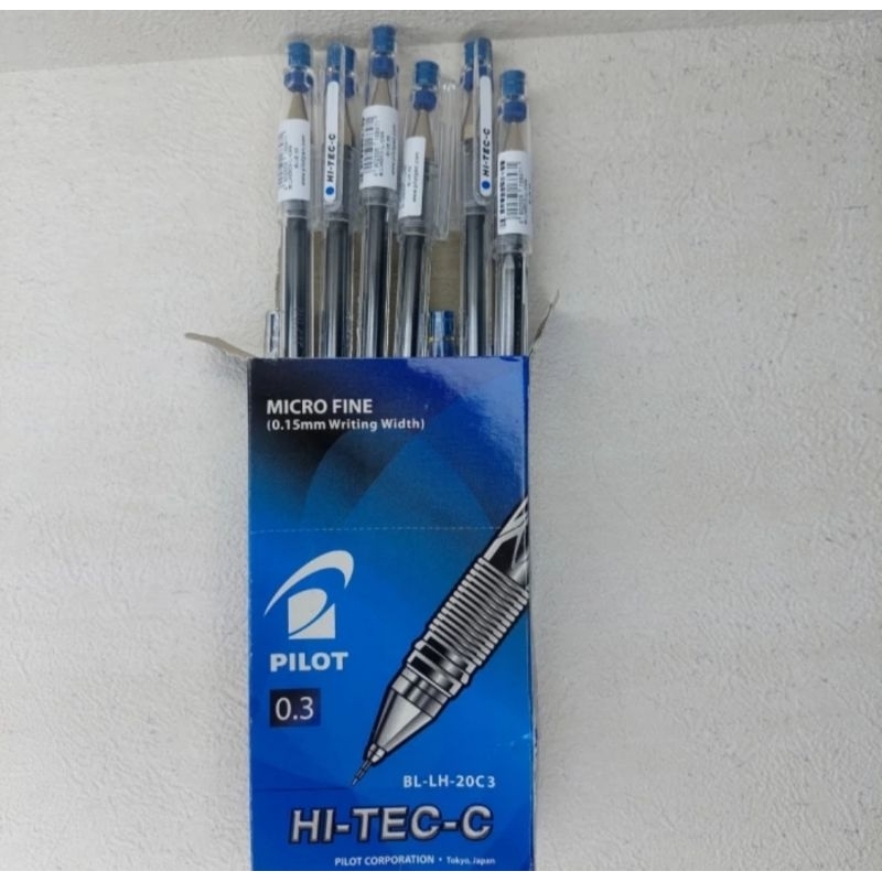 

pulpen HI-TEC-C HITEC PILOT 0,3/satuan hitam biru