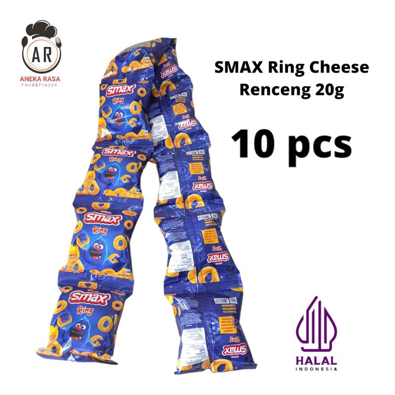 

MAMEE Snack SMAX Ring Cheese renceng 20g rasa Keju 10 pcs