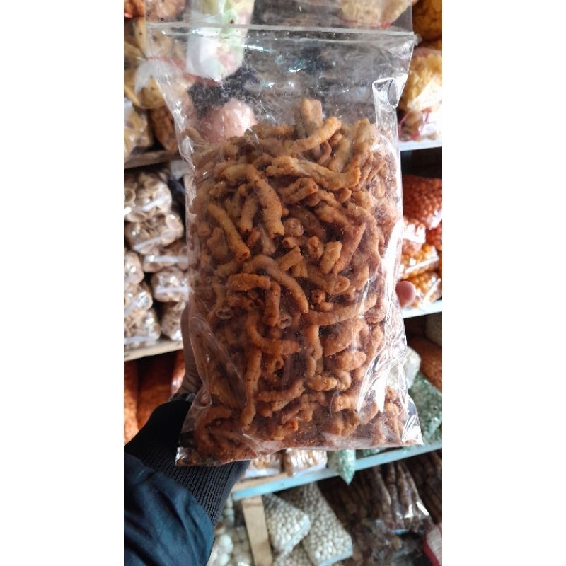 

kripik usus pedas 500g