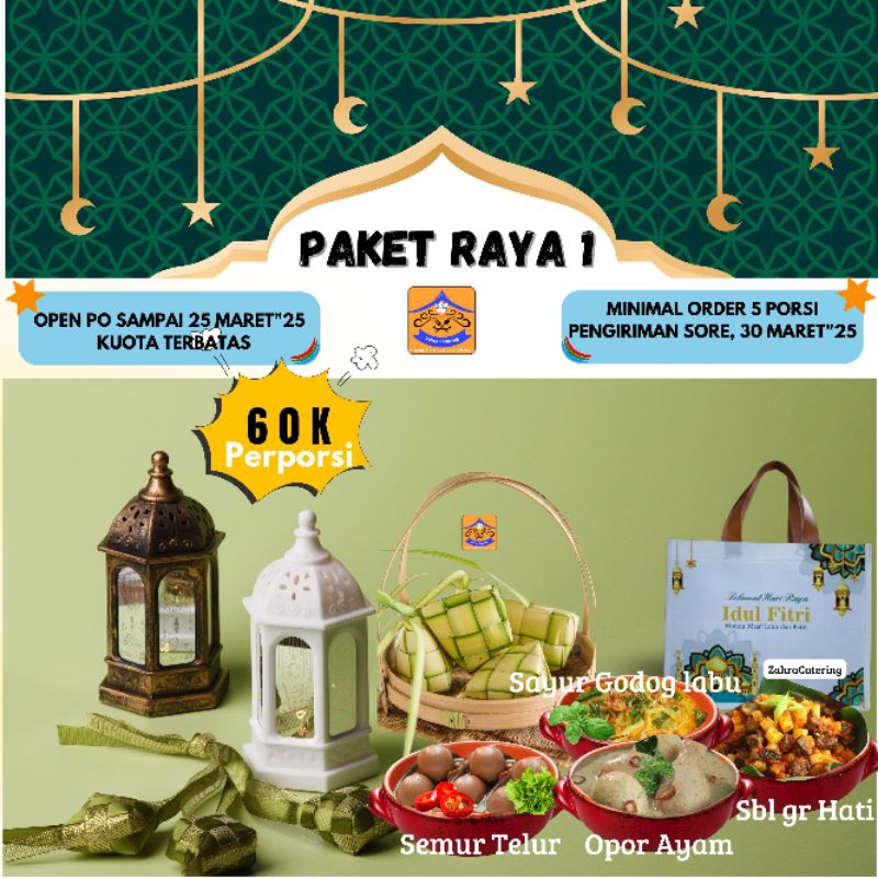 

Ketupat Lebaran Raya 1(tanyakan ketersediaan stok)