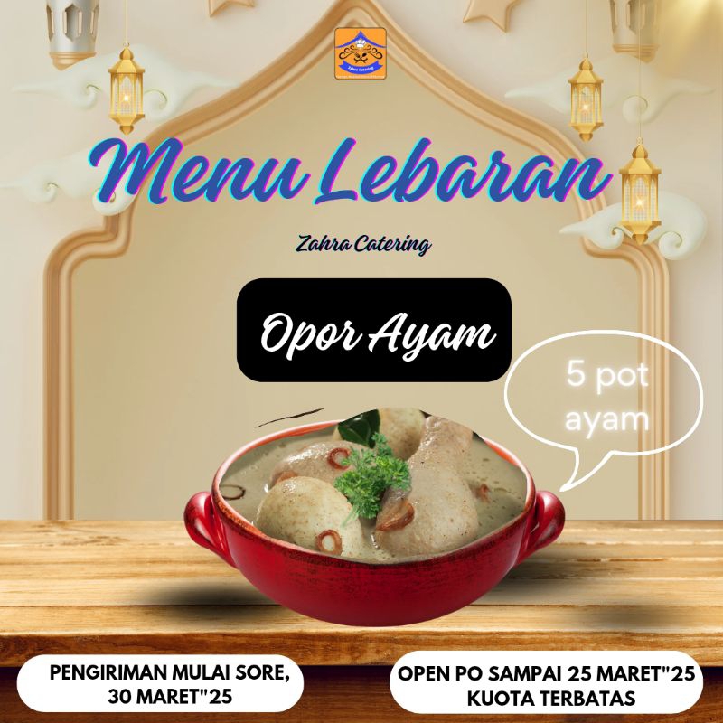 Opor Ayam 5 potong(Menu lebaran)