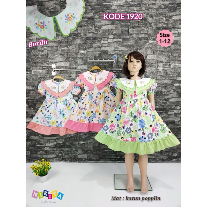 DRESS KATUN NIKITA 1920 3-10TAHUN