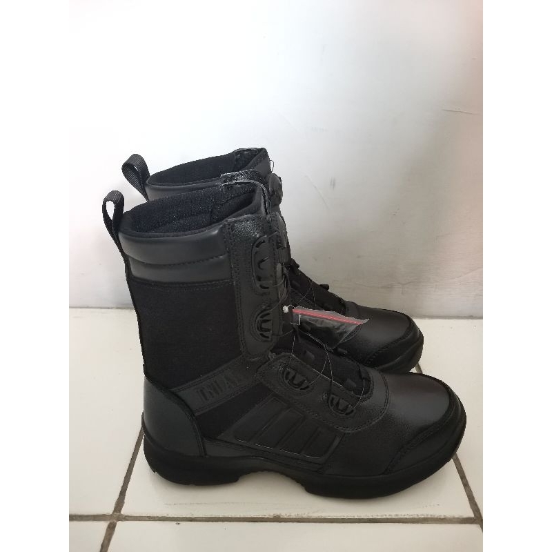 Sepatu PDL TNI AL Jatah Bocorocco Tali Putar Size 42
