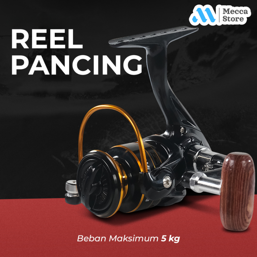 Pancing Spinning Fishing Reel Gear Ratio 5.2:1