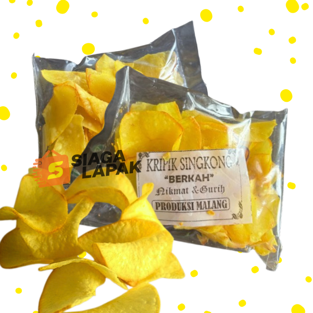 

Keripik Singkong ASIN Cap Berkah 60gr Kripik Singkong Camilan Gurih