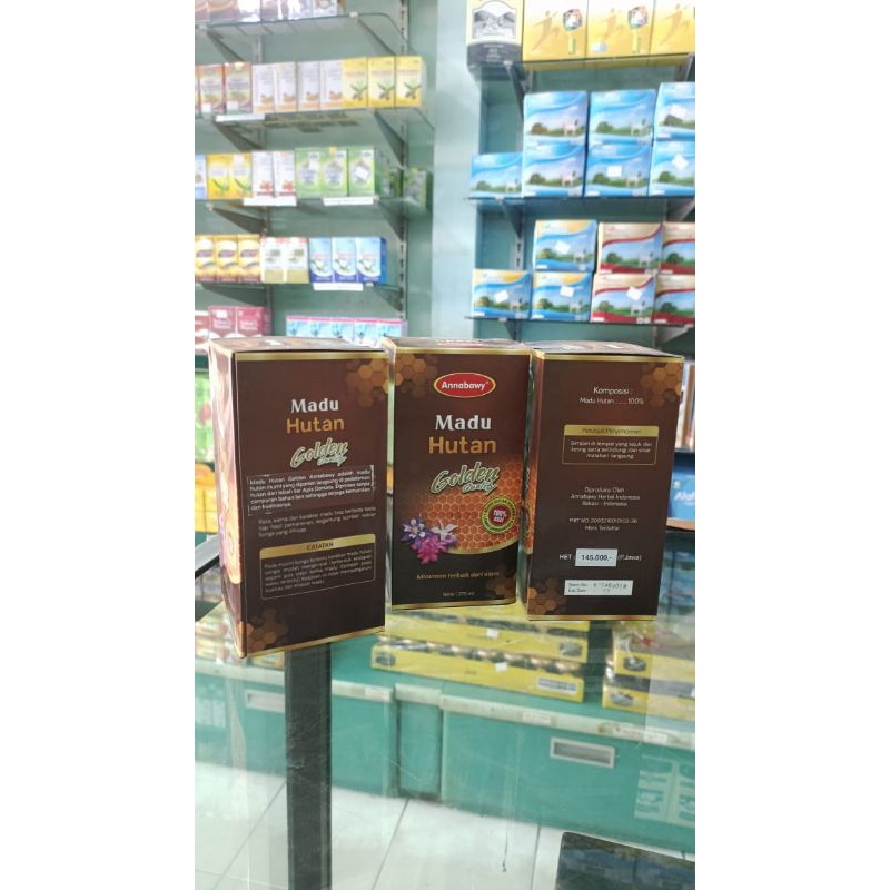 

MADU HUTAN GOLDEN ANNABAWY 275ML / MADU MURNI 100%ASLI / HERBAL