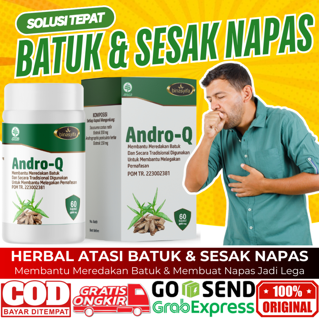 Obat Herbal Batuk Menahun Kronis Berdahak Radang Tenggorokan Sesak Napas Atasi Tenggorokan Sakit
