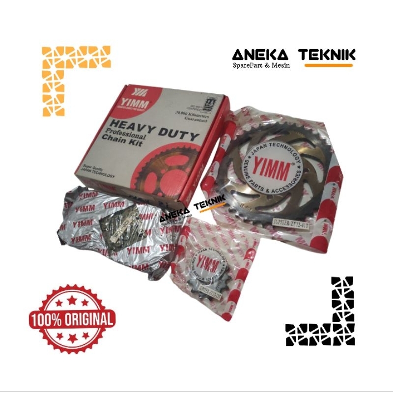 rantai gear set jupiter z 36t yimm asli