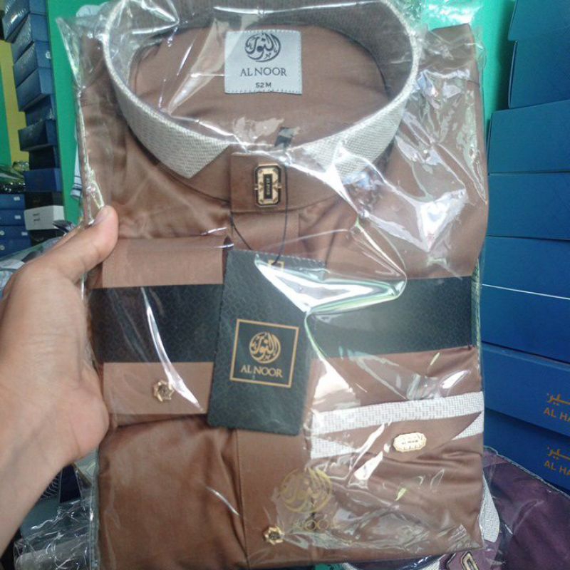 jubah Al-Noor dewasa Polyester menset kombinasi jubah laris bahan bagus