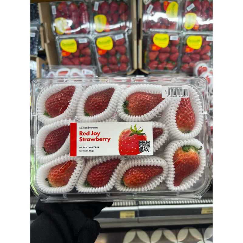 

strawberry korea red joy premium 330gram