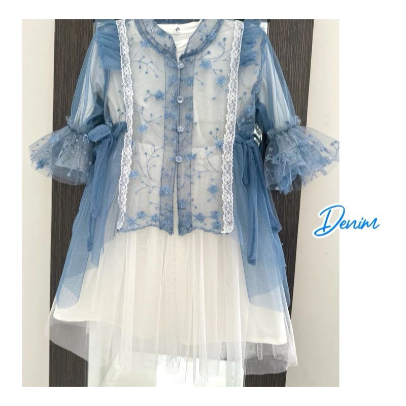 PRE-ORDER (PO) OUTER BRUKAT SET ROK ANAK 1 -12 TAHUN - SET OUTER ANAK LEBARAN 2025 - SET OUTER ANAK