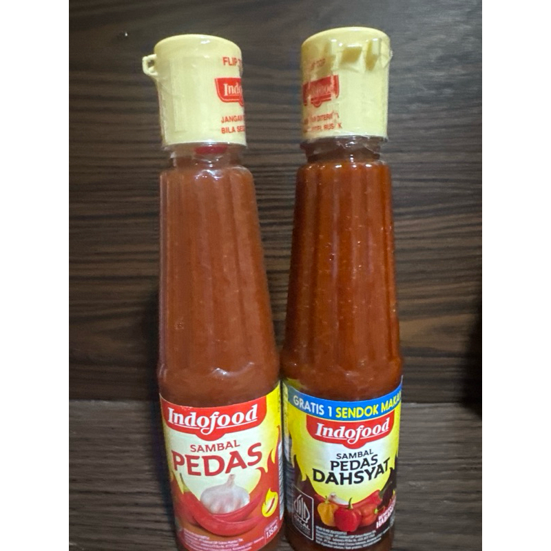 

Indofood Sambal pedas /Sambal pedas Dahsyat 135ml