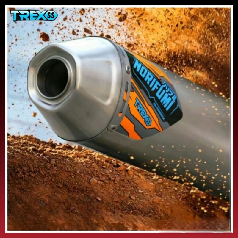 KNALPOT NORIFUMI TREX SS STAINLESS PNP KLX 150/BF CRF 150L D-TRACKER YAMAHA WR155