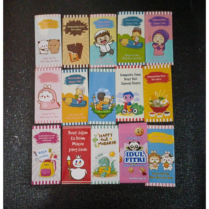 

Amplop Lebaran PERMEN (isi 6 pcs)