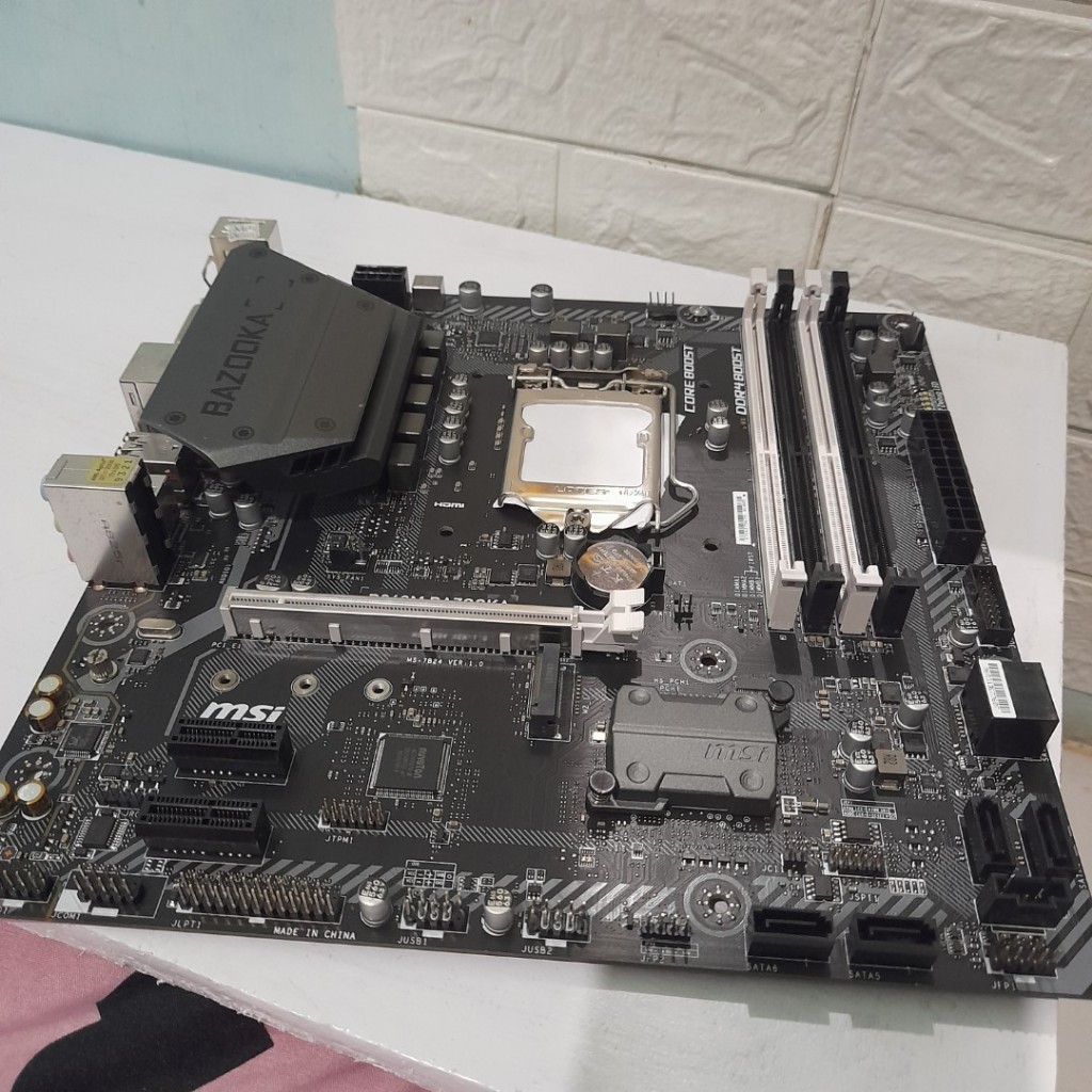 MSI B360M BAZOOKA support gen 8 dan 9