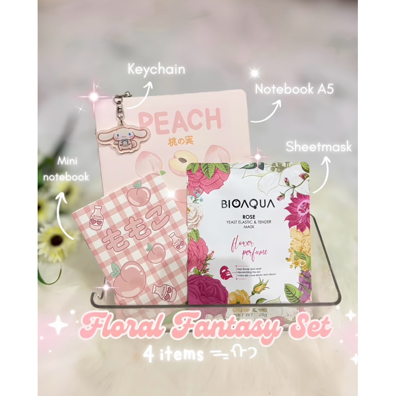 

[FREE BOX] Kawaii Stationery Set - Hampers Lucu stylish pastel edition kado ulang tahun